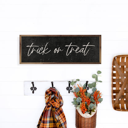 Simple Trick Or Treat Black