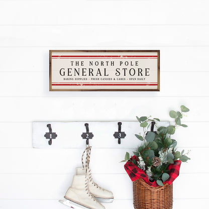 The North Pole General Store  Stripe White