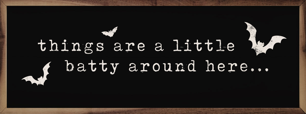 Things Are A Little Batty Black