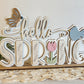 Hello spring shelf sitter - DIY Home Kit - NO PAINT INCLUDED