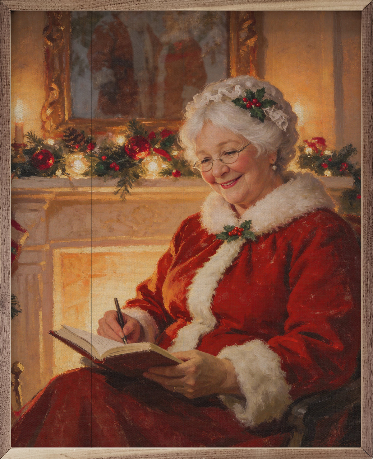 Mrs Claus Journal And Pen