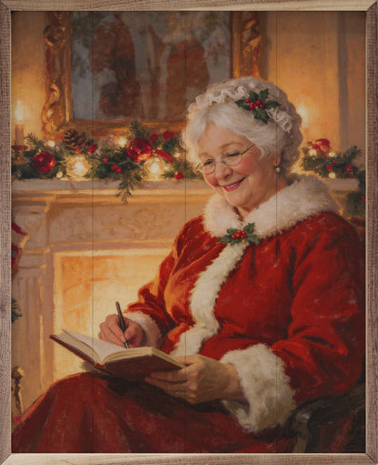 Mrs Claus Journal And Pen