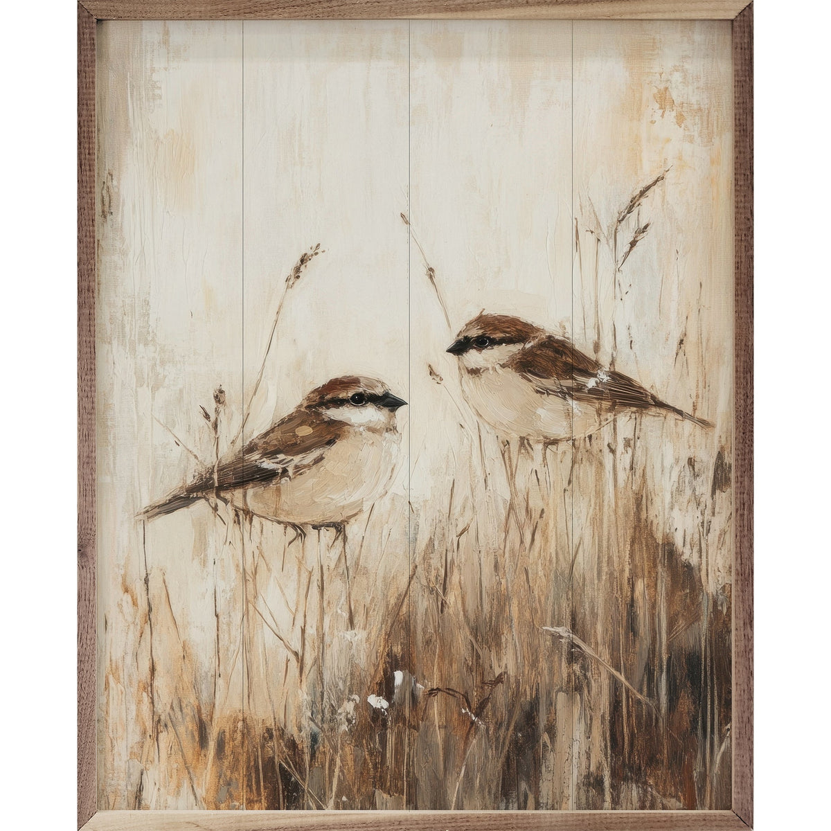 Birds In Tall Grass By Petals Prints Design
