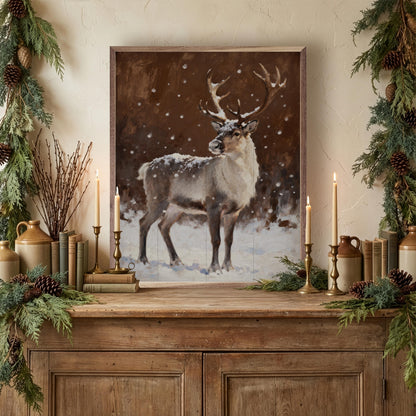 Reindeer Brown Looking Left