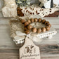 Farmhouse Kitchen Wood Bead Garland