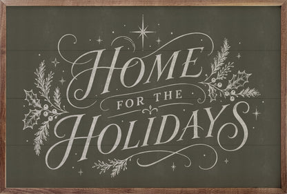 Home For The Holidays Typography