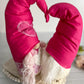 Pink Valentine's Day Couple Fabric Gnomes