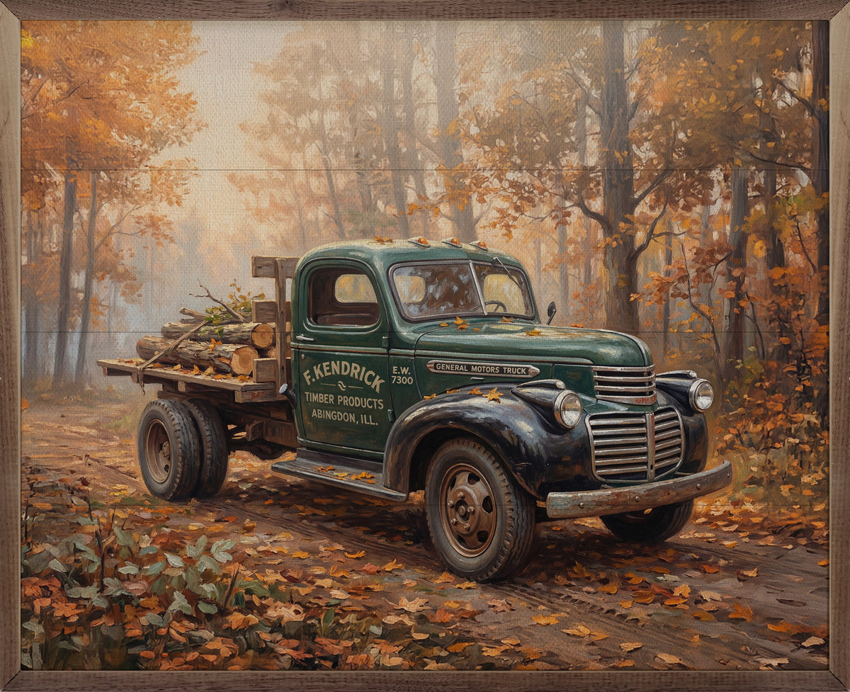 Kendrick Truck Autumn Woods
