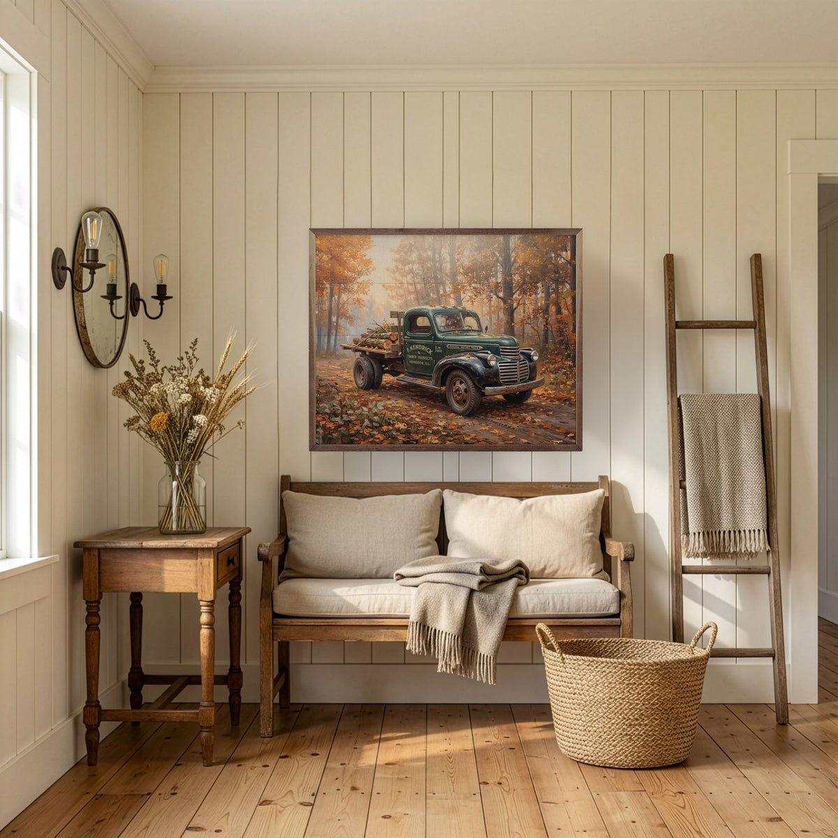 Kendrick Truck Autumn Woods