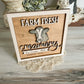 Farm Fresh Creamery Cow 3D Sign