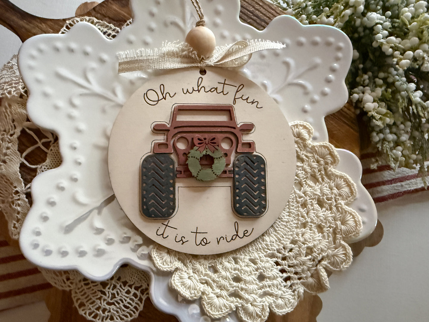 Off Road Vehicle Ornament