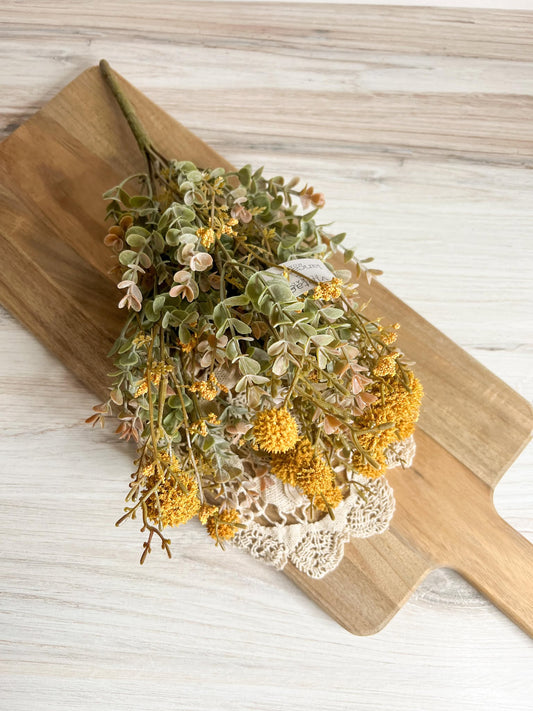 Mustard berry cluster garden pick