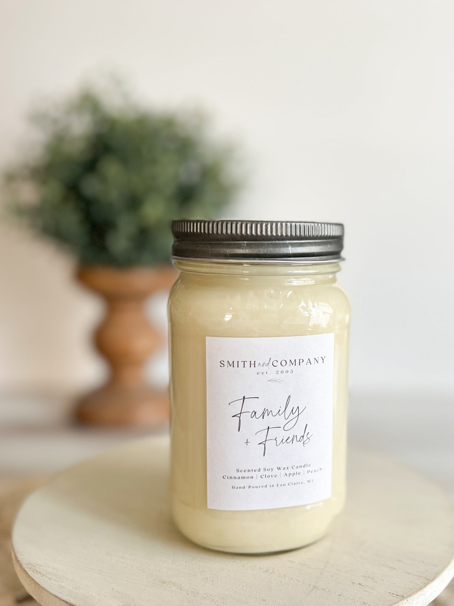 Family & Friends Mason Jar Soy Candle