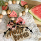 Hello Summer Watermelon Wood Bead Garland