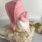 Pink Heart Fabric Gnome