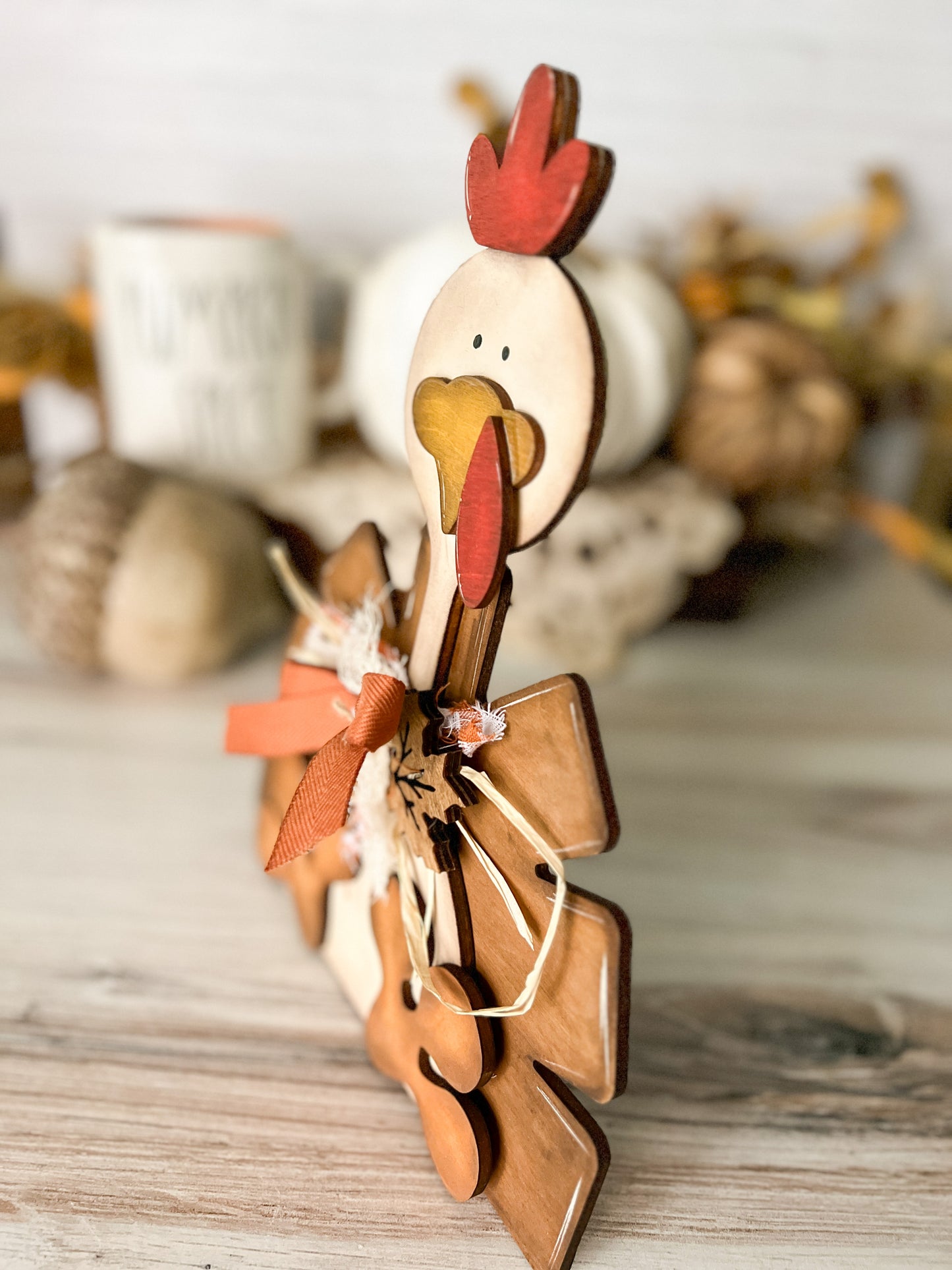 Thanksgiving Turkey - DIY Kit - Wood Blank Only - NO paints included