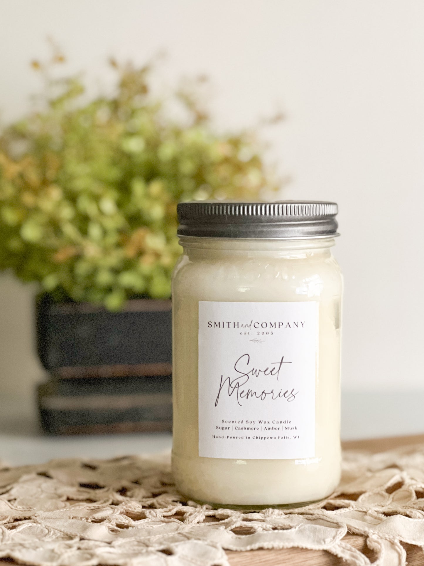 Sweet Memories Soy Mason Jar Candle 16 oz