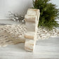 Whitewash Mango Wood Moose Head Blocky Shelf Sitter
