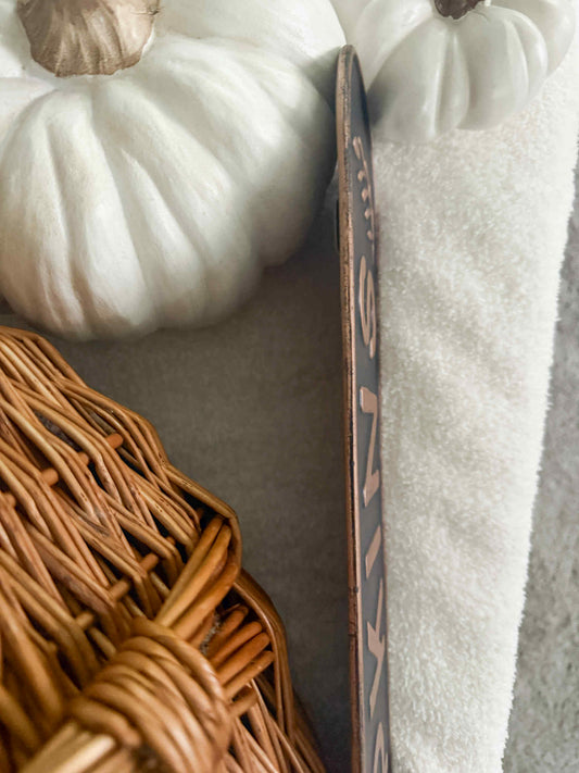 PUMPKINS Rustic Metal Sign