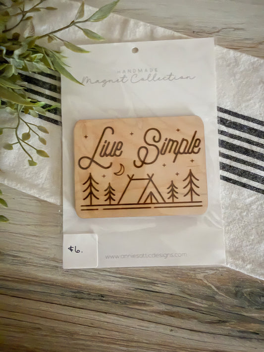 Live Simple Kitchen magnet