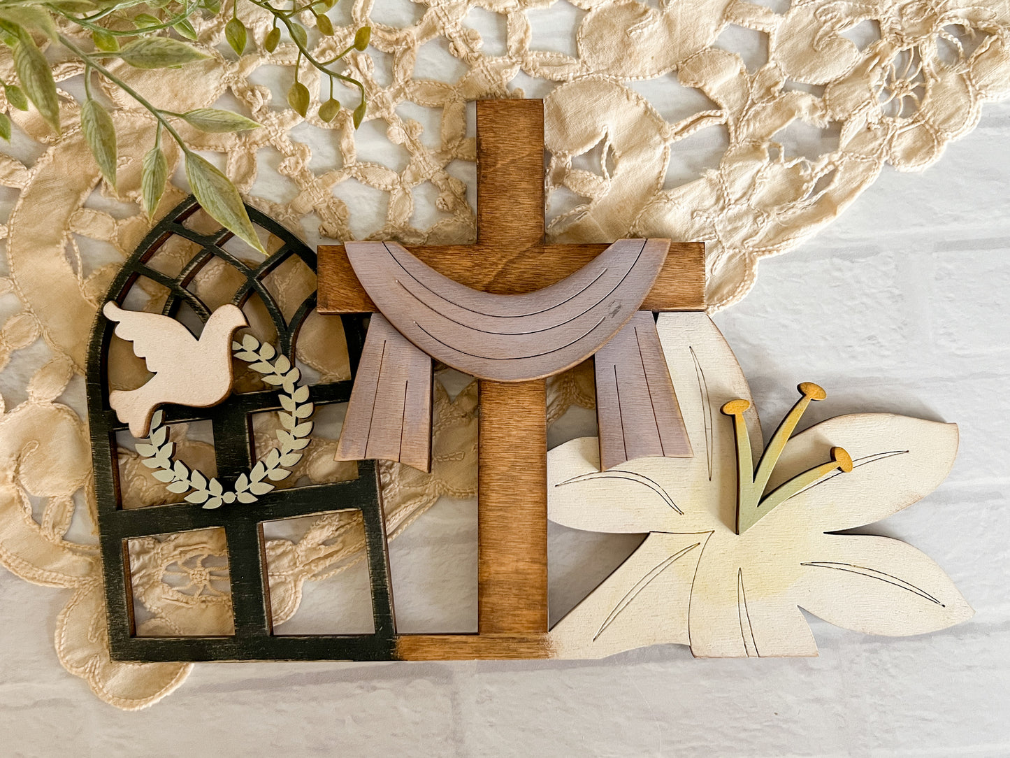 Religious Easter - ADD ON for Interchangeable Rustic Truck - FINISHED PRODUCT