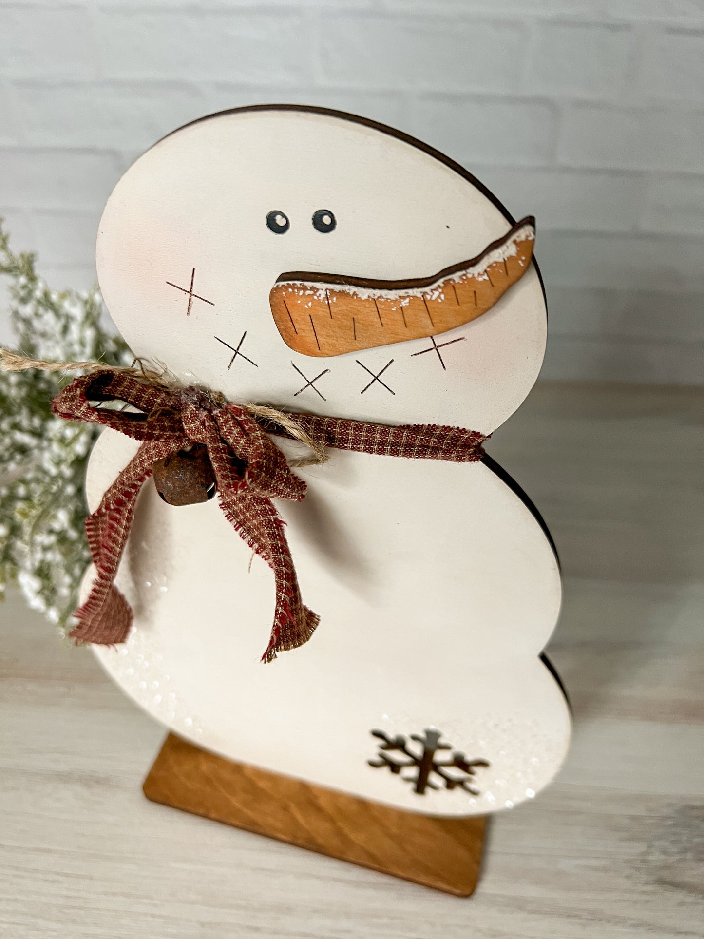 Chilly Snowman - DIY Kit - Wood Blank Only - No Paint Included