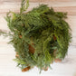 Christmas Cedar faux Garland 6 foot