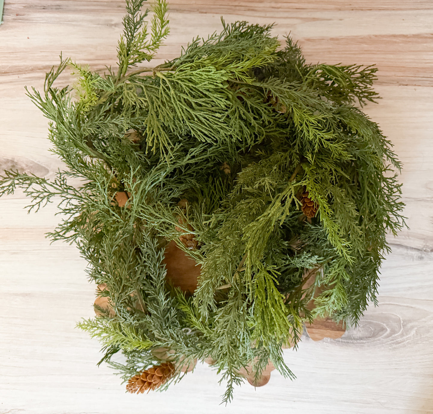 Christmas Cedar faux Garland 6 foot