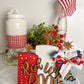 Red, White & BOOM Firecracker 3D Wood Shelf Sitter