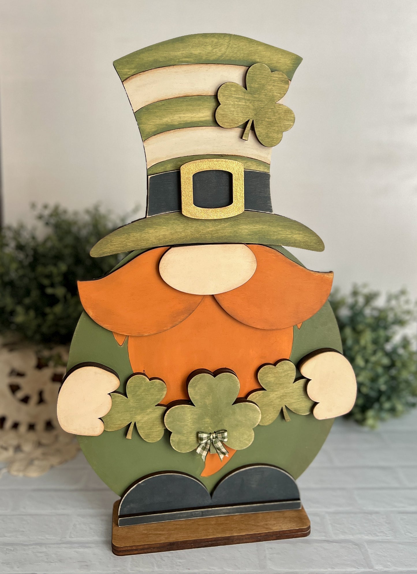 Leprechaun Gnome - DIY KIT - NO PAINT INCLUDED