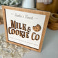 Milk & Cookie Co 3D Wood Sign