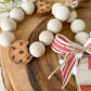 Santa’s Milk & Cookies Wood Bead Garland