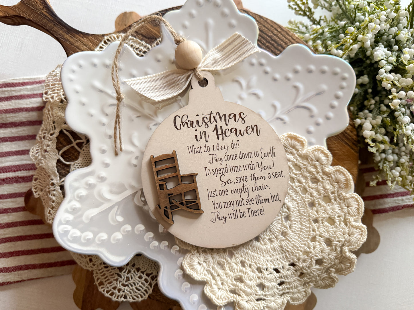 Christmas in Heaven Christmas Ornament - FINISHED