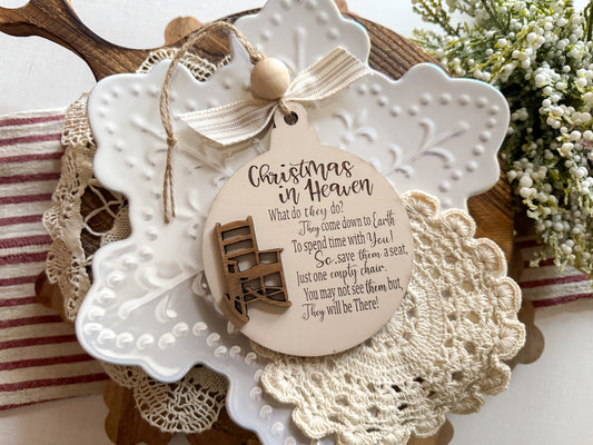 Christmas in Heaven Christmas Ornament - FINISHED