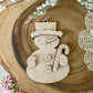 Sal Snowman - DIY Kit - Wood Blank Only - No Paint Included