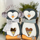 Phil & Penny Winter Penguin Tealight Shelf Sitter -set of 2 (FINISHED PRODUCT)