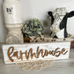 Distressed FARMHOUSE 3D Sign