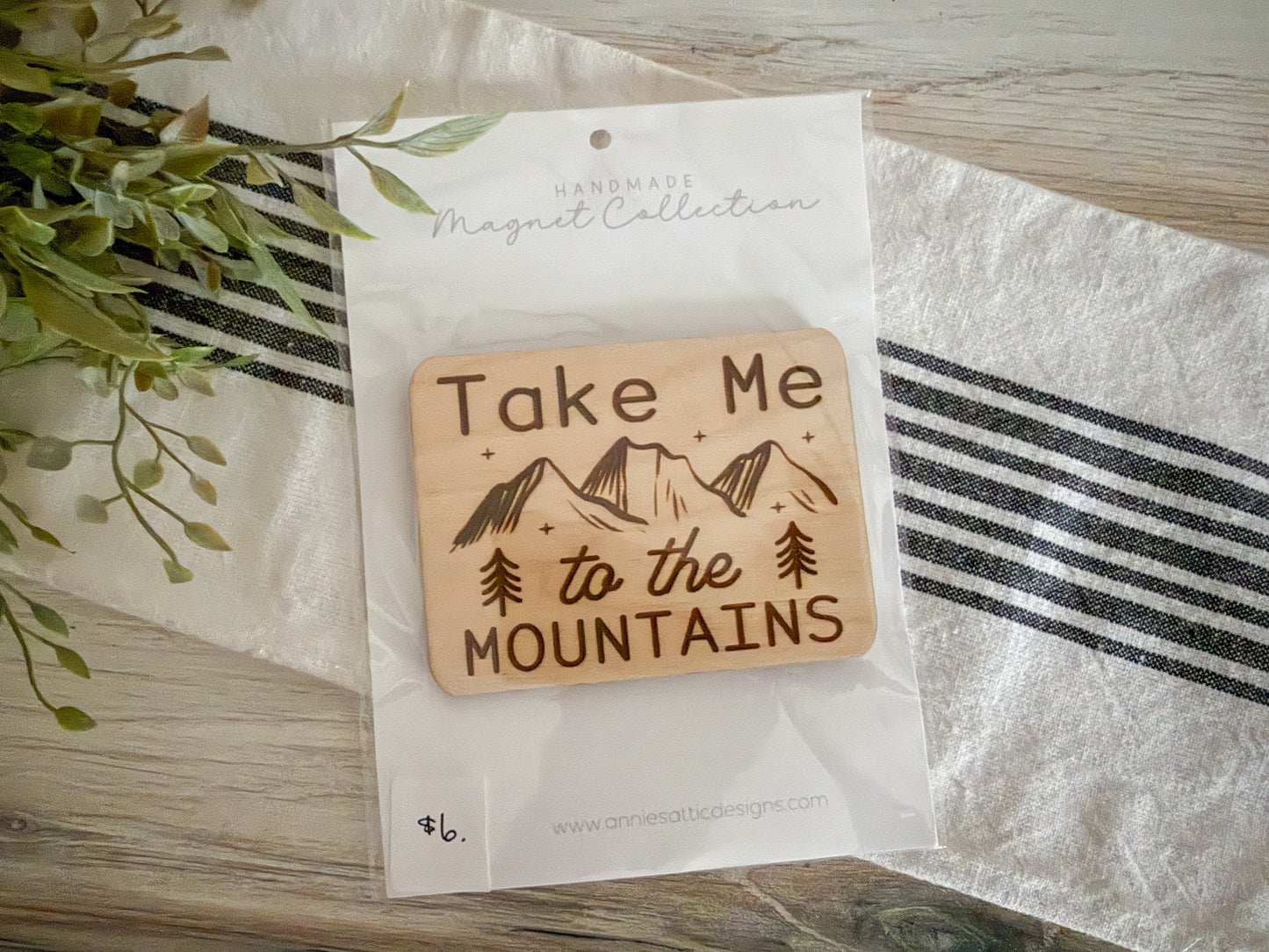 Take me to the mountains magnet
