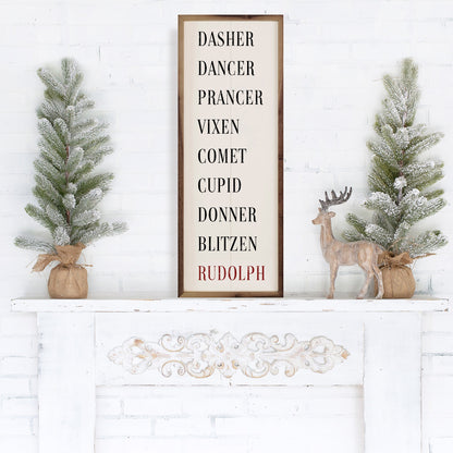 Santa's Reindeer White 2