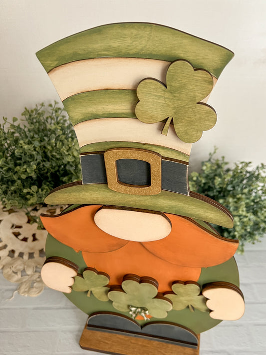 Leprechaun Gnome Shelf Sitter - FINISHED PRODUCT