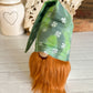 Green Shimmer shamrock fabric gnome