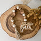 Neutral Fall Acorn Wood Bead Garland