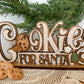 Cookies for Santa 3D wooden shelf sitter - FINISHED PRODUCT