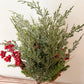 Berry Cedar Frosted Greenery Pick 18"
