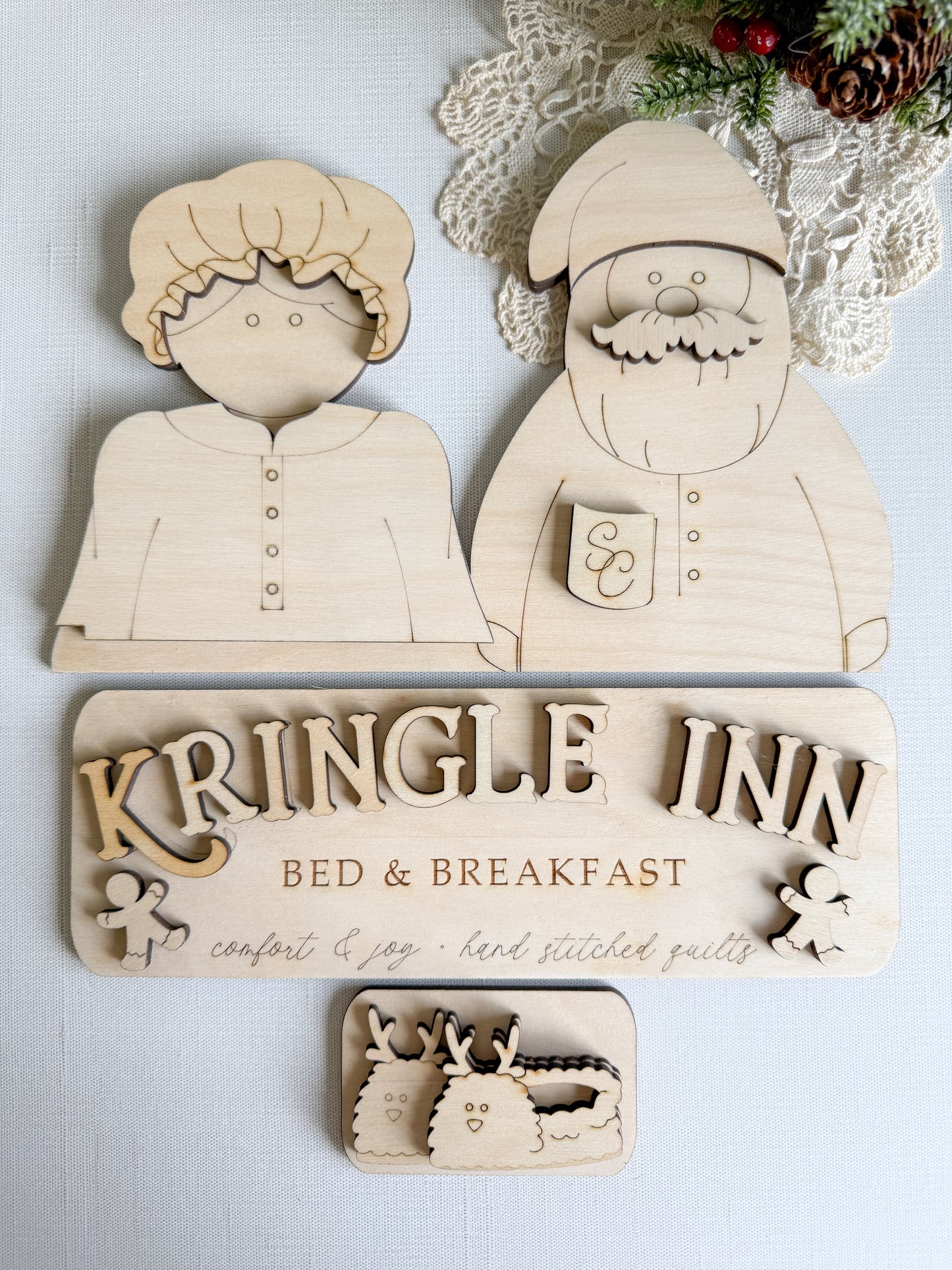 DIY KIT - Kringle Inn - Interchangeable Truck/Basket Insert