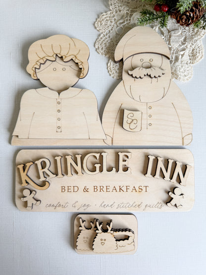 DIY KIT - Kringle Inn - Interchangeable Truck/Basket Insert