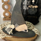 Witch's Hat Shelf Sitter - Neutral Halloween Wood Décor