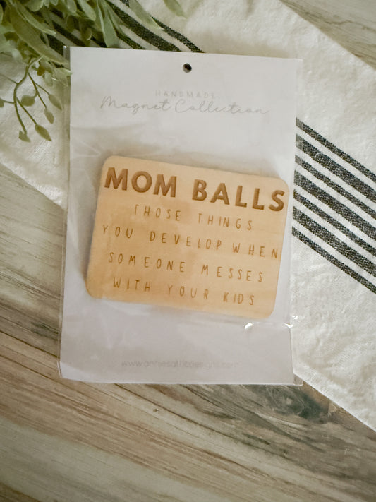 Mother’s Day Mom Balls Magnet