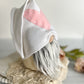 Valentine's stitched heart Fabric Gnome