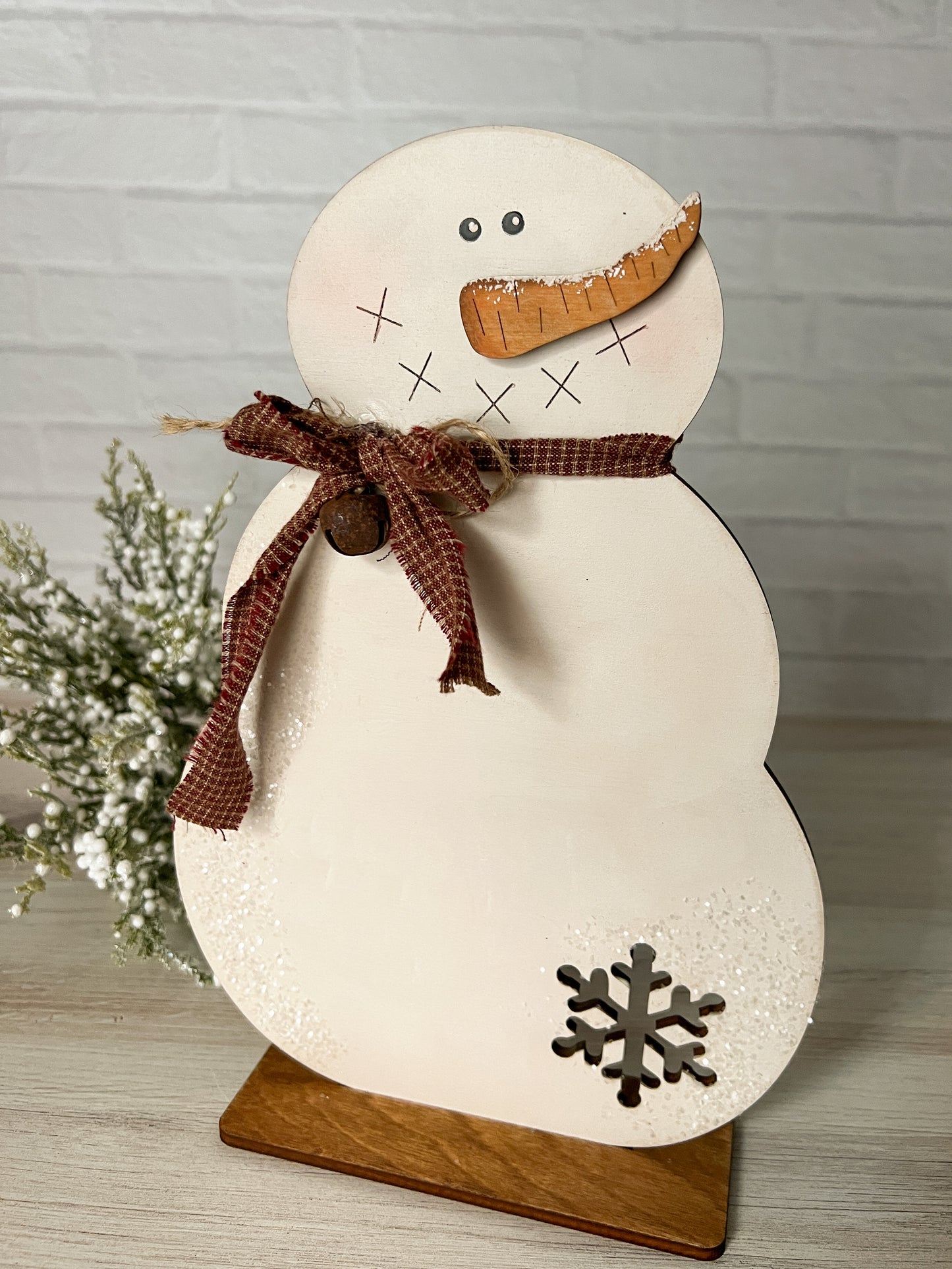 Chilly Snowman - DIY Kit - Wood Blank Only - No Paint Included